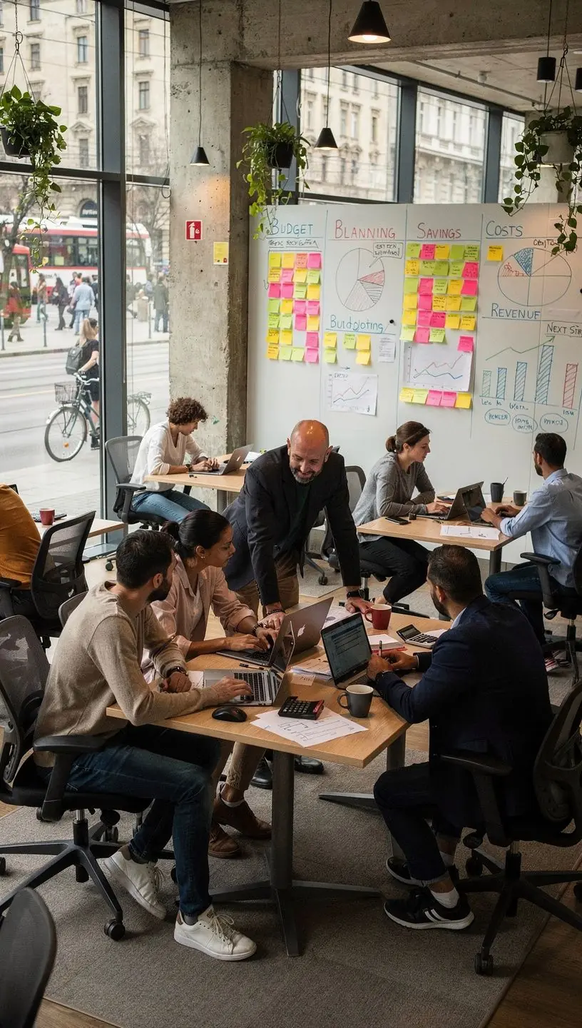 Pénzmegtakarítási tippek vizuális ábrázolása